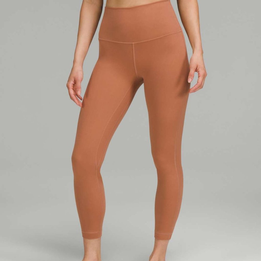 lululemon Align High-Rise Pant 25" (Dusty Clay, Size 4)